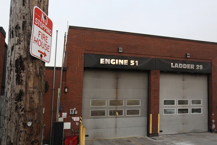A troubled firefighter was sent to this fire station in Ogontz, home of Engine 51, Ladder 29 and Medic 18.