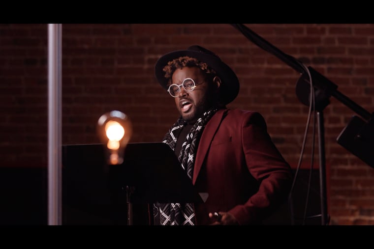 Countertenor John Holiday in "Save the Boys," premiering Feb. 12 on the Opera Philadelphia Channel.