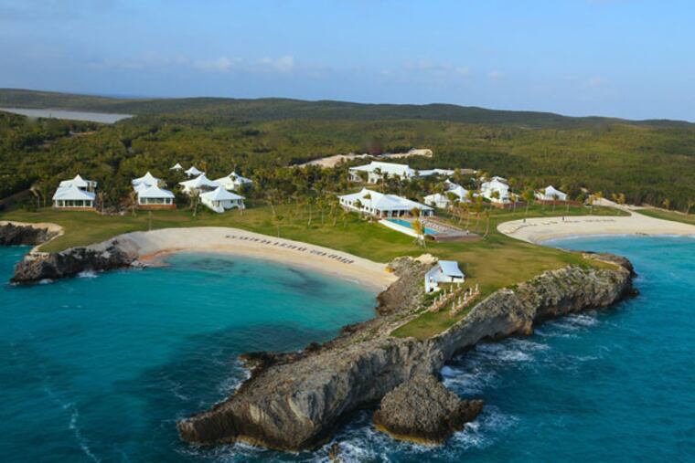 The Cove, an upscale resort on the island of Eleuthera, Bahamas, can be seen in this aerial view. Owner Sidney Torres is continuing to add amenities. (MCT)