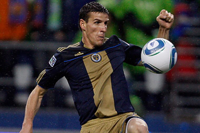 Union's Sebastien Le Toux is out with an MCL injury. ( David Maialetti / staff photographer )