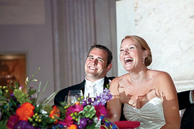 Kathryn Burleigh and Mike Freidl were married June 19, 2010 in Philadelphia. (Sarah Miller Photographer)