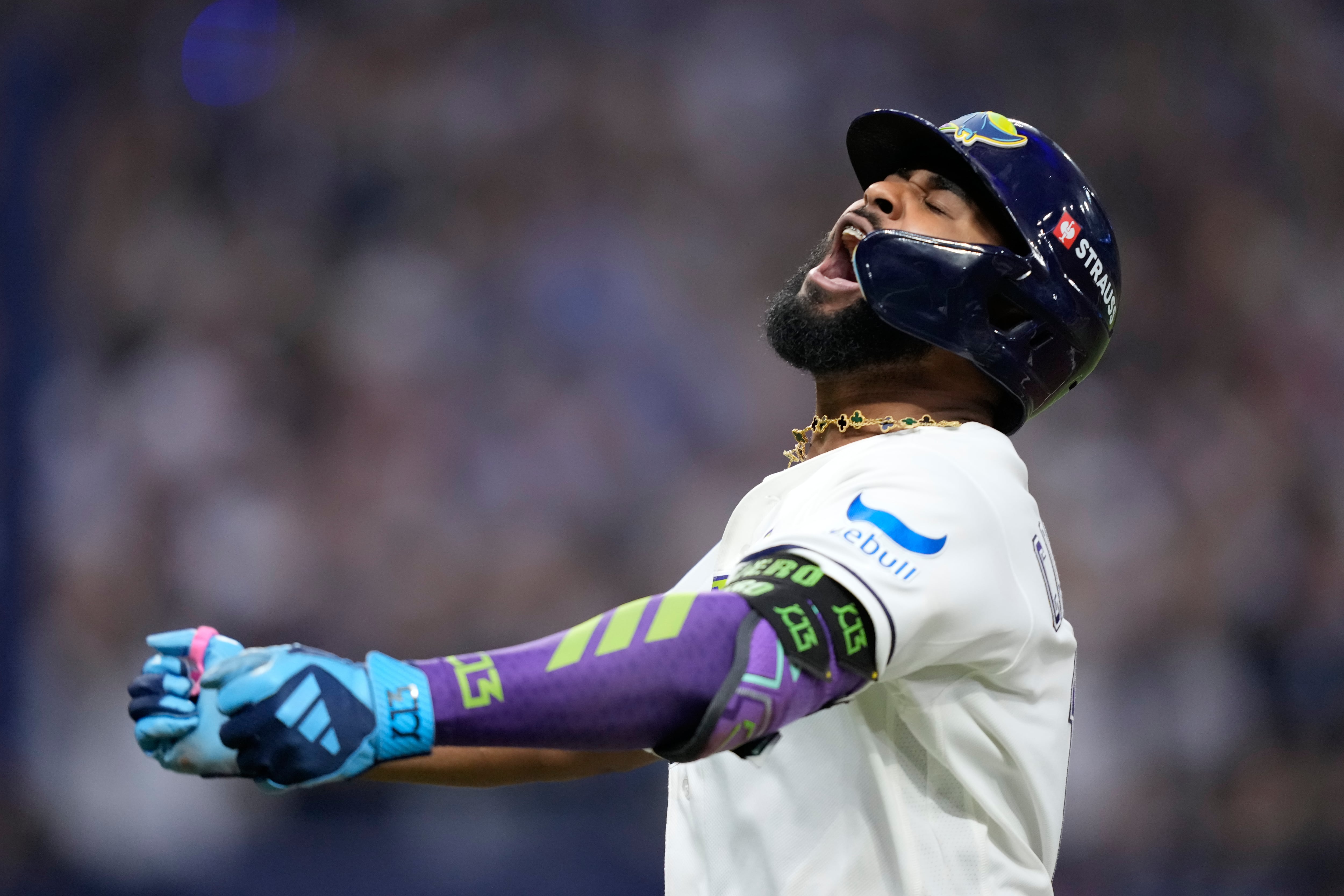 Peralta, Caminero, Díaz lead Rays to 7-3 win over Guardians and a trip to the World Series