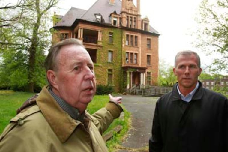 CAPTION CORRECTION Jim Nolen,right, and Rick Sudall are restoring the old Nugent Home for Baptist ministers at 221 W. Johnson Street in Mt. Airy/Germantown into affordable apartments for senior citizens. Photos taken on Monday, April 23, 2012 ( RON CORTES / Staff Photographer ).