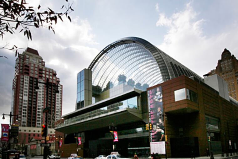 The Kimmel Center at Broad and Spruce Streets in 2008. After opening 10 years ago with some snags and then successes, the venue is ready to undergo some extensive improvements. (Laurence Kesterson / Staff Photographer)