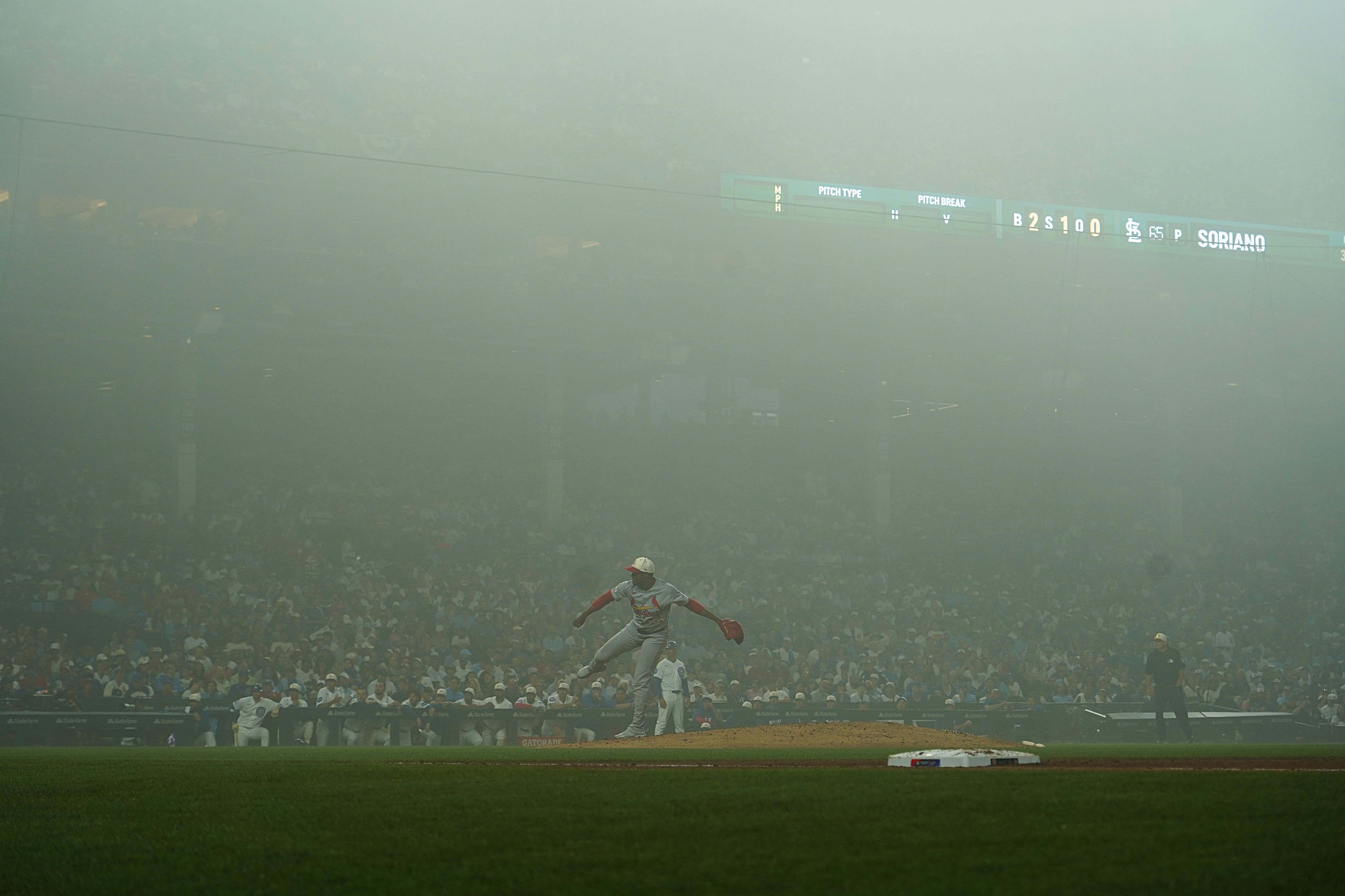 Wetherholt has HR, 3 hits to lead Cards past Cubs 3-0 at foggy Wrigley