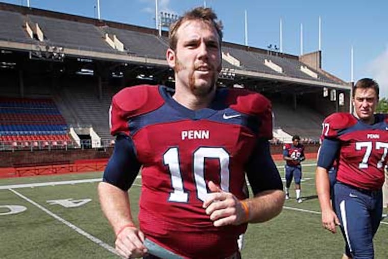 Penn quarterback Billy Ragone is aiming for a repeat of his stellar 2010 season. (Alejandro A. Alvarez/Staff Photographer)