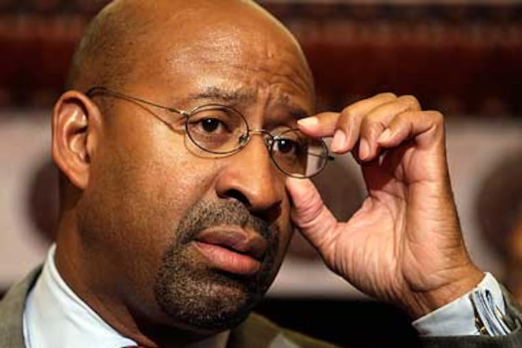 Mayor Nutter. (David Maialetti/Staff Photographer)