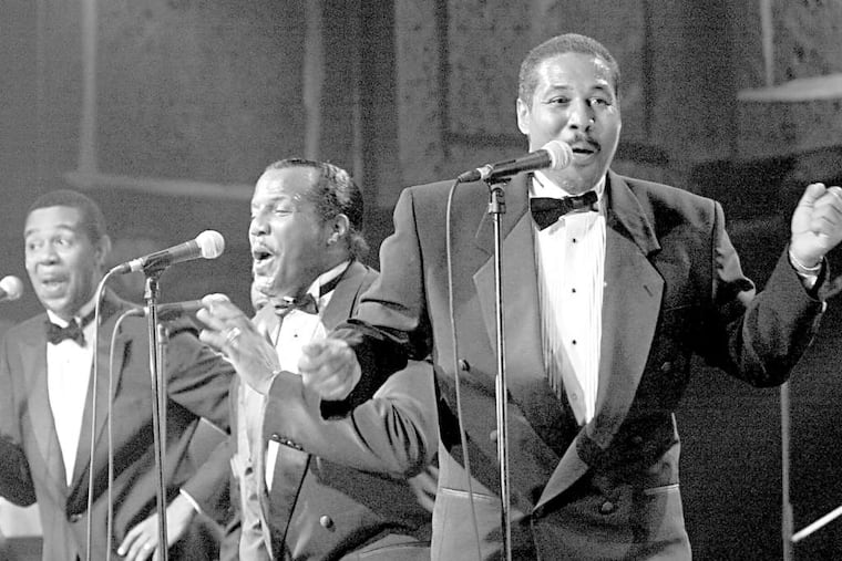 The Temptations performing at the 35th Montreux Jazz Festival in Switzerland in 2001.