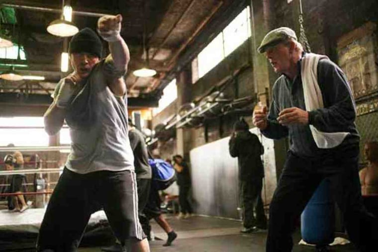 Tom Hardy (left) portrays the youngest son of an alcoholic ex-boxer Nick Nolte.