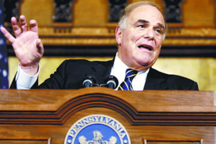 "We took this step because of the extraordinary reach Boscov's has in Pennsylvania," Gov. Rendell said.