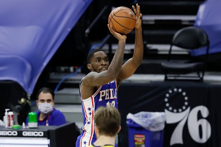 Sixers guard Shake Milton has been scoring more effectively lately.