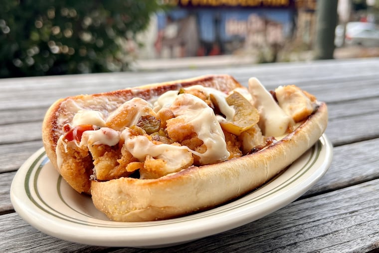 The Fried Chicken Philly from Zaxby's, as seen in Philadelphia.