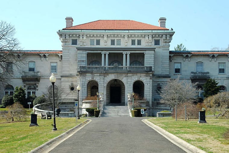 Elstowe Manor. A development firm hopes to buy the estate, owned by an order of nuns, for a hotel and condo project. (Clem Murray/Staff)