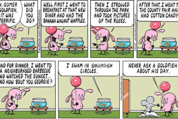 "Pearls Before Swine" by Pastis, Feb. 24. It appears in more than 600 newspapers, including The Inquirer.
