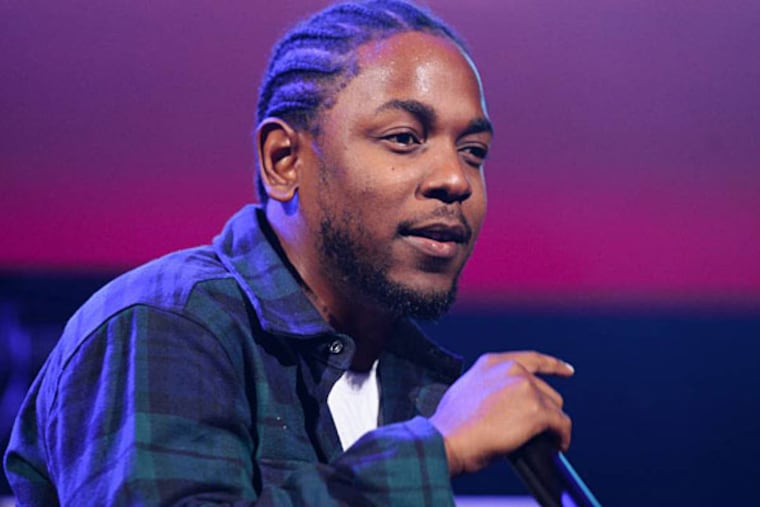 Rapper Kendrick Lamar, seen here in a recent performance in Brooklyn, was a standout at the Powerhouse 2015 music festival on Friday, Oct. 23, 2015.