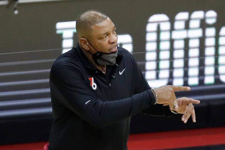 Sixers head coach Doc Rivers isn't about to let his team get complacent with a 2-0 lead in the series.