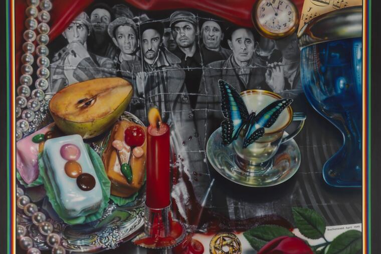 “World War II (Vanitas)” (1976-77) by Audrey Flack, oil over acrylic on canvas.