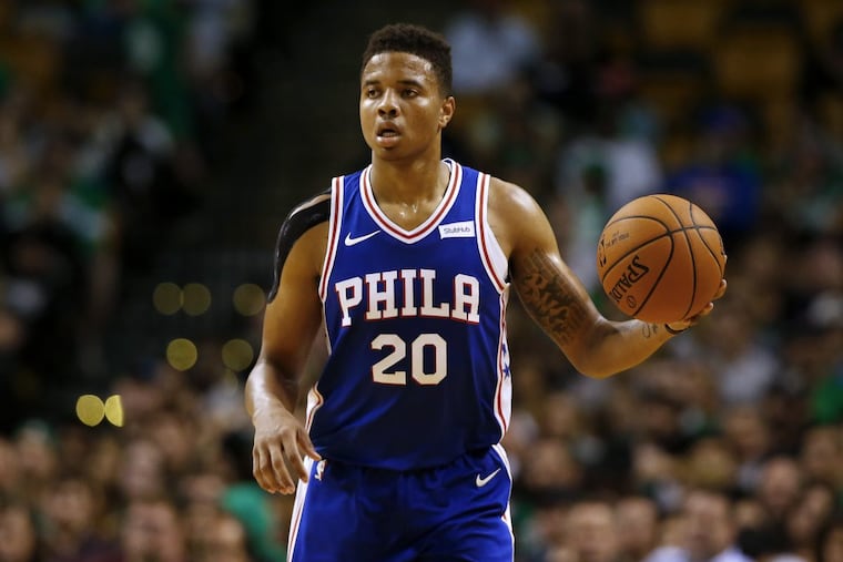 Markelle Fultz scored 12 points for the Sixers in Monday’s preseason loss to Boston.
