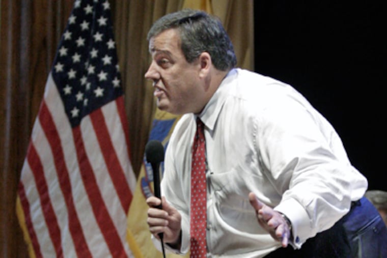 Gov. Christie said the economic-recovery bills' price tags and their impact on the state budget must be considered. (File Photo / Staff)