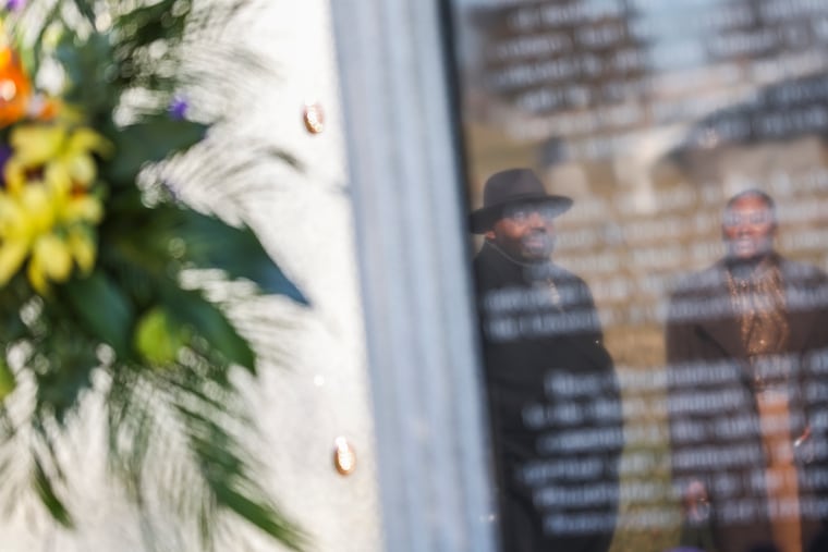 The site where the bones of 19 Black Philadelphians whose remains were stolen in the 1830s by a racist scientist and studied for centuries were reburied by the Penn Museum at the historic Eden Cemetery in Collingdale on Feb. 3.