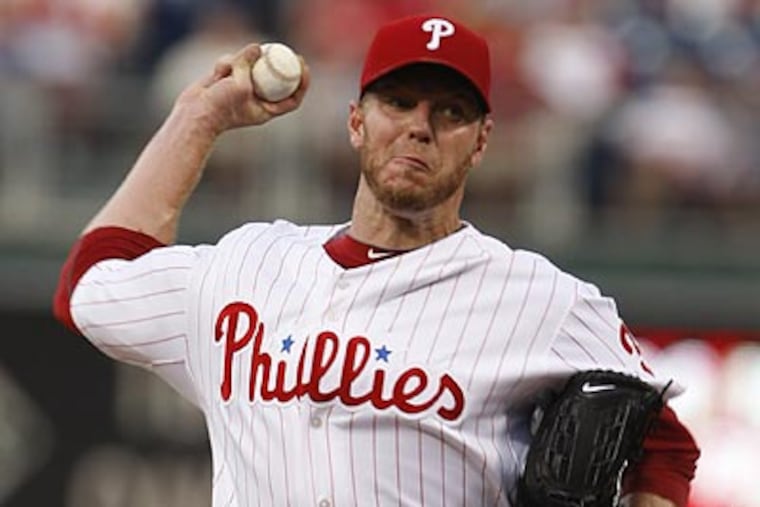 Roy Halladay will try to get his 20th win of the season tonight. (Ron Cortes/Staff file photo)