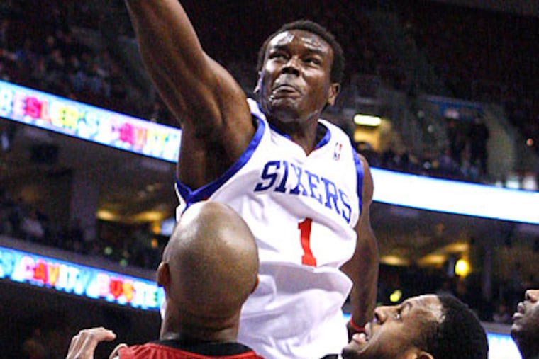 Samuel Dalembert has brought some of his relatives to live in the Philadelphia area. (Ron Cortes/Staff file photo)