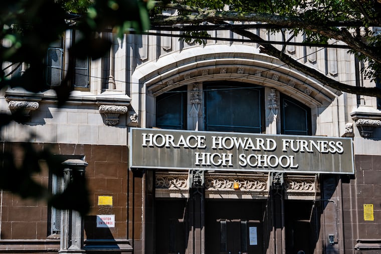 Furness High School, in South Philadelphia, had virtual instruction because of building issues Monday. But students at other schools with no heat were shivering in classrooms.