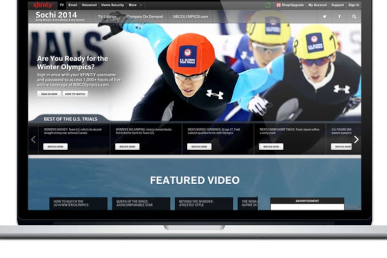All manner of Sochi Olympics action will be just a click away next week on user friendly, NBC and Xfinity apps and websites.