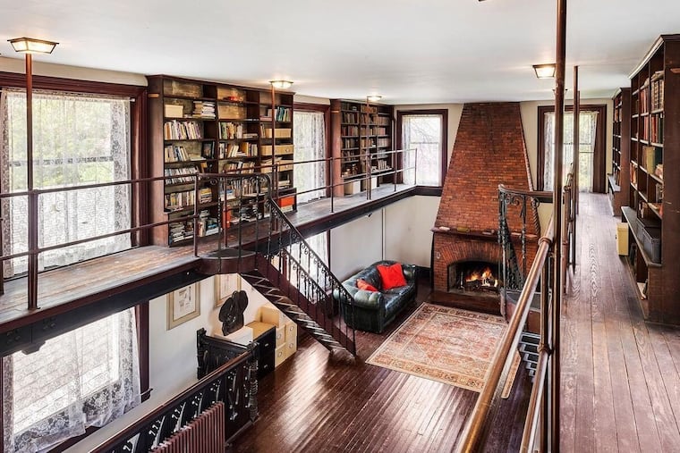 The library at Lindenshade was designed by noted Philadelphia architect Frank Furness for his brother, Horace, a Shakespeare scholar and collector.