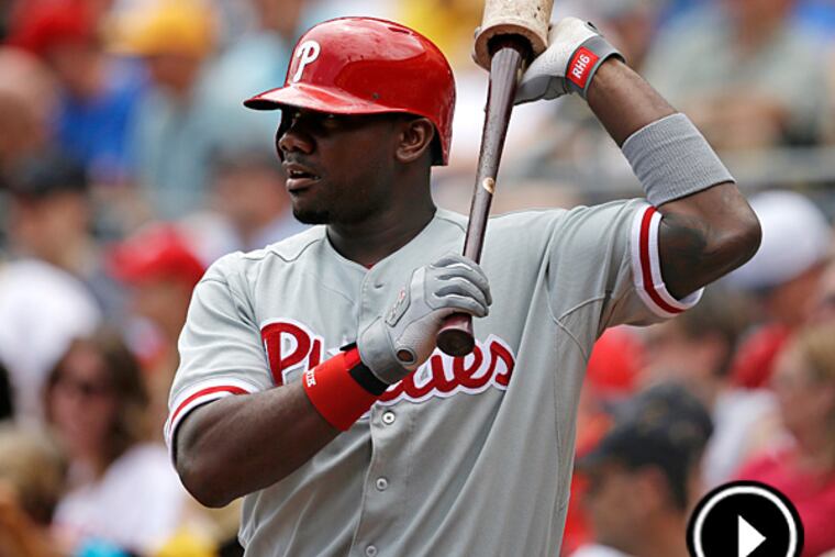 Questions remain about the health of Phillies first baseman Ryan Howard.