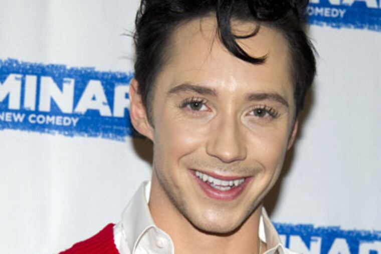 Johnny Weir has some really nice designer items up for grabs.