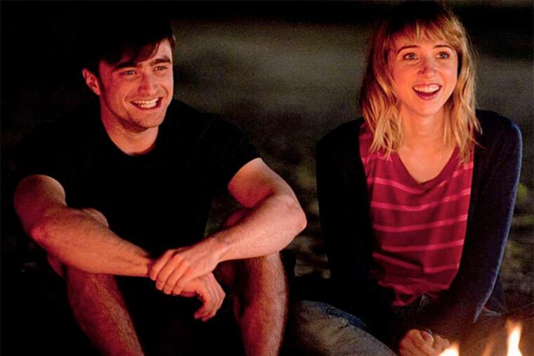 Daniel Radcliffe (L) stars in 'What If' with Zoe Kazan.