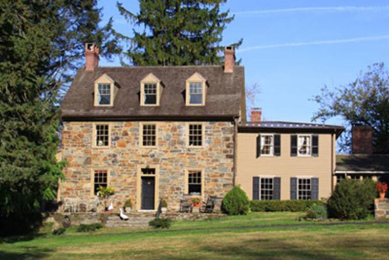 The house used in the movie 'Marley & Me' is for sale in Chadds Ford, Pa. (Photo courtesy of Trend) - <a href="http://homes.philly.com/sales/detail/190-l-103-5866627/1175-meetinghouse-rd-chadds-ford-pa-19317">See the home's listing</a>