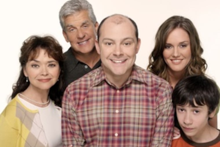 (From left) Linda Hart, Lenny Clarke, Rob Corddry, Erinn Hayes, Keir Gilchrist.