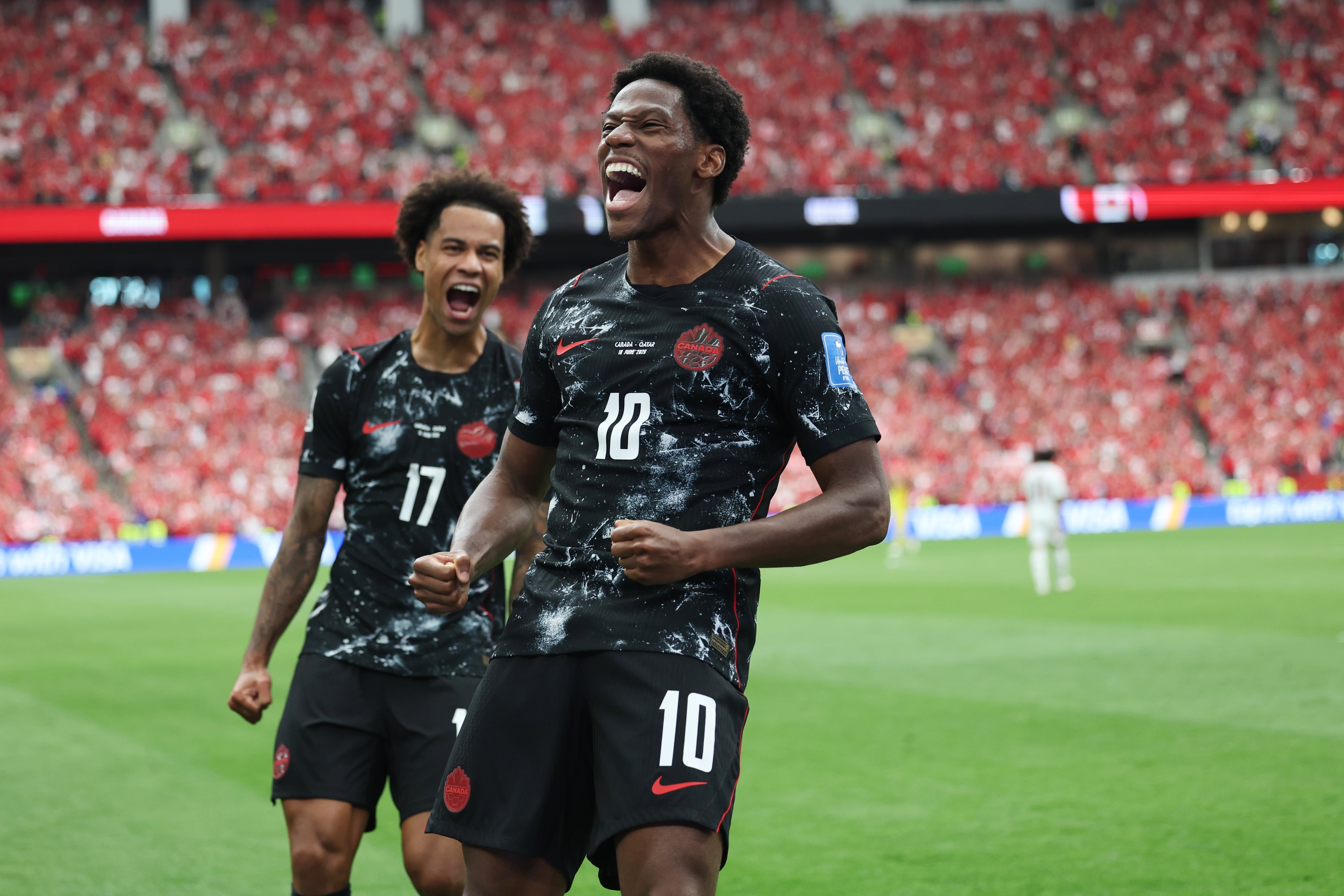 Canada Claims First World Cup Victory, Routs Qatar 6-0 Behind David's Hat Trick