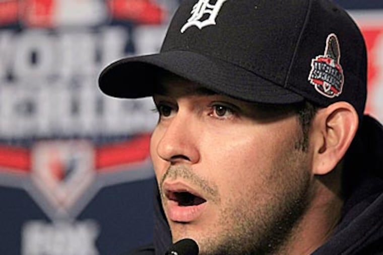 Tigers pitcher Anibal Sanchez will start Game 3 of the World Series. (Carlos Osorio/AP)