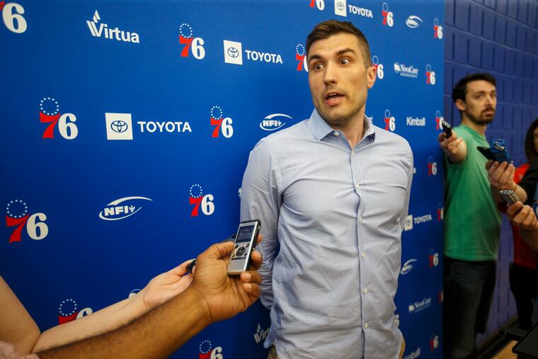 Vince Rozman, the Sixers vice president of scouting, addressed the media Monday about the upcoming draft.
