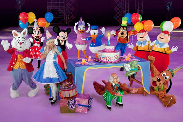 "Disney on Ice Presents Let's Celebrate," continues at the Wells Fargo Center through Jan 4. (Courtesy photo)