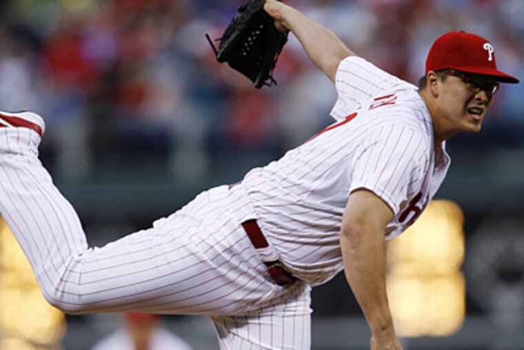 Vance Worley allowed just five hits in 13 scoreless innings for the IronPigs in his last two starts. (Matt Slocum/AP file photo)