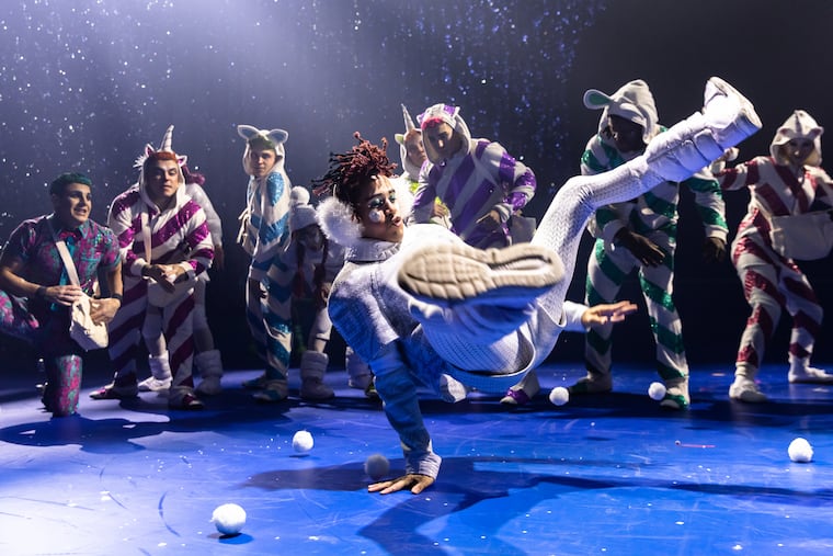 Cirque du Soleil's first Christmas-themed show is coming to the Met Philadelphia this December. It will feature aerial strap duos, hoop diving, roller skating, and other performances.