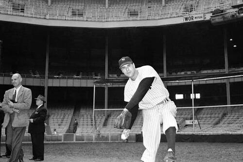 Vic Raschi New York Yankee's hotel room looted during 1950 World Series in Philly