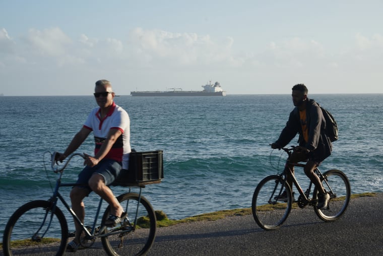 Russian-flagged oil tanker Anatoly Kolodkin approaches Matanzas in Matanzas, Cuba, Tuesday, March 31, 2026.