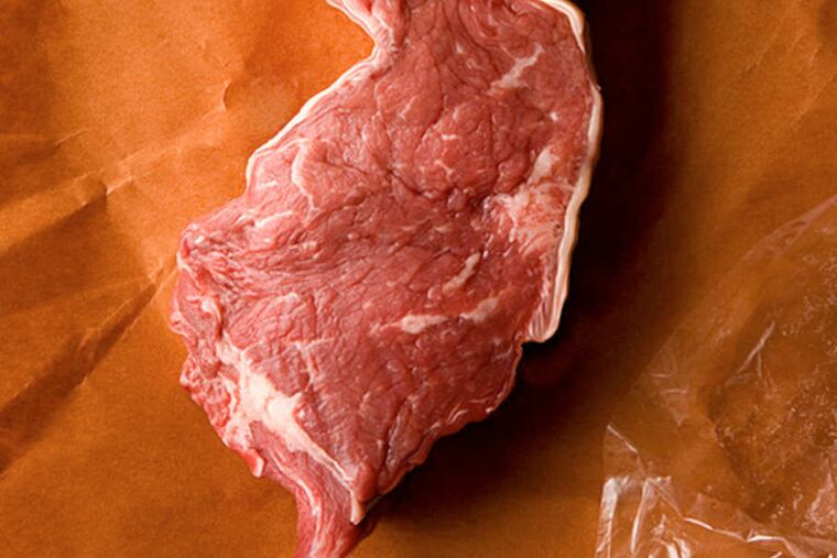 "N.J. Ribeye," by Dominic Episcopo, is part of "More Photos About Buildings and Food" at Gallery 339.