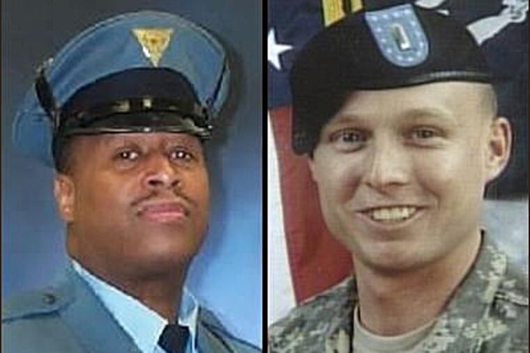 Army Reserve Major Dwayne Kelley (left), 48, and Capt. Gregory T. Dalessio, 30, were both killed earlier this week while serving in Iraq.