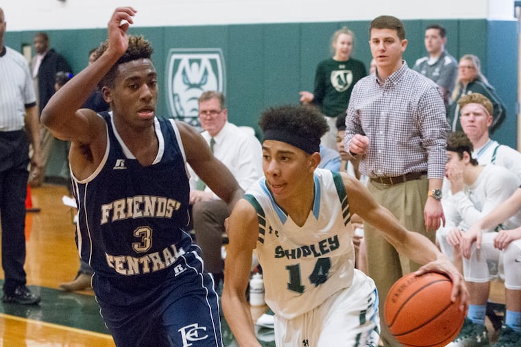 Khai Champion leads Shipley past Abington Friends on Tuesday.