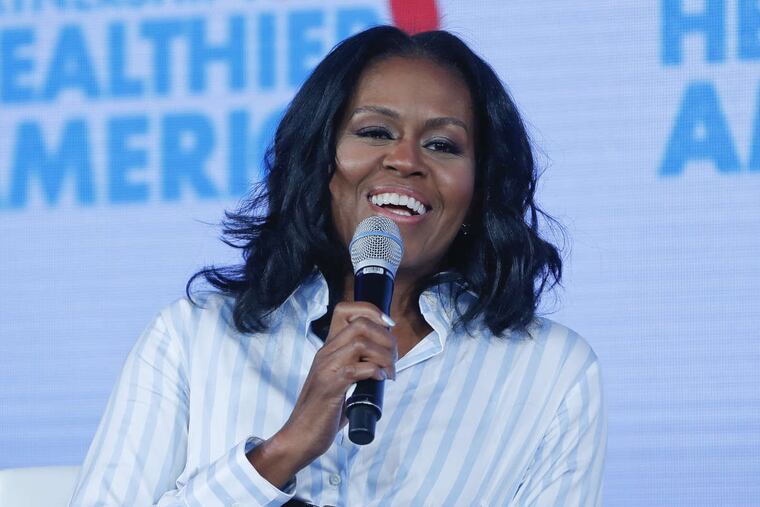 Former first lady Michelle Obama will be in Philadelphia today to speak at the Pennsylvania Conference for Women.