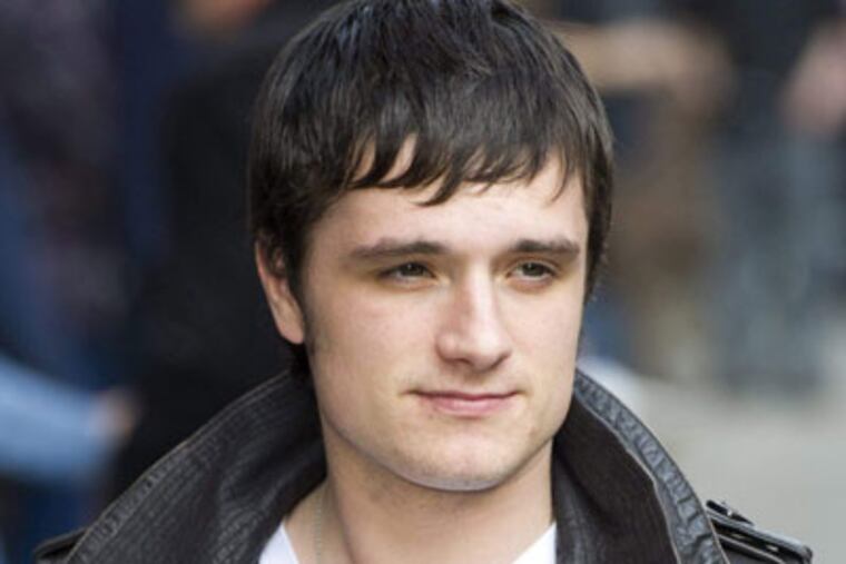 Josh Hutcherson became the youngest recipient of GLAAD's Vanguard Award for his work on the anti-bullying campaign Straight But Not Arrow. (AP Photo)