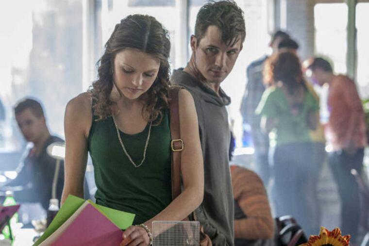 Aimee Teegarden as Emery and Matt Lanter as Roman in The CW's "Star-Crossed," a Romeo and Juliet melodrama with a little sci-fi sauce.