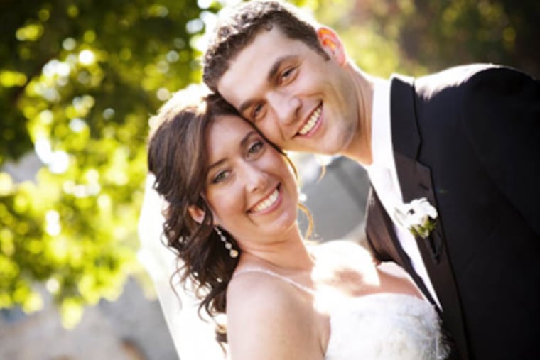Lizzie Charlick and Braxton Bray were married October 9, 2010 in Philadelphia. (Rebecca Barger Photography)