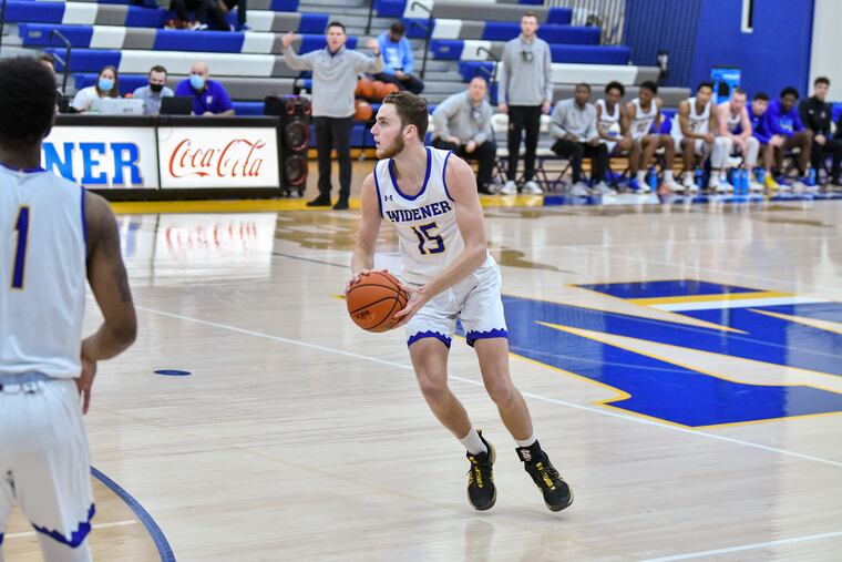 Widener University guard Steven Matlack